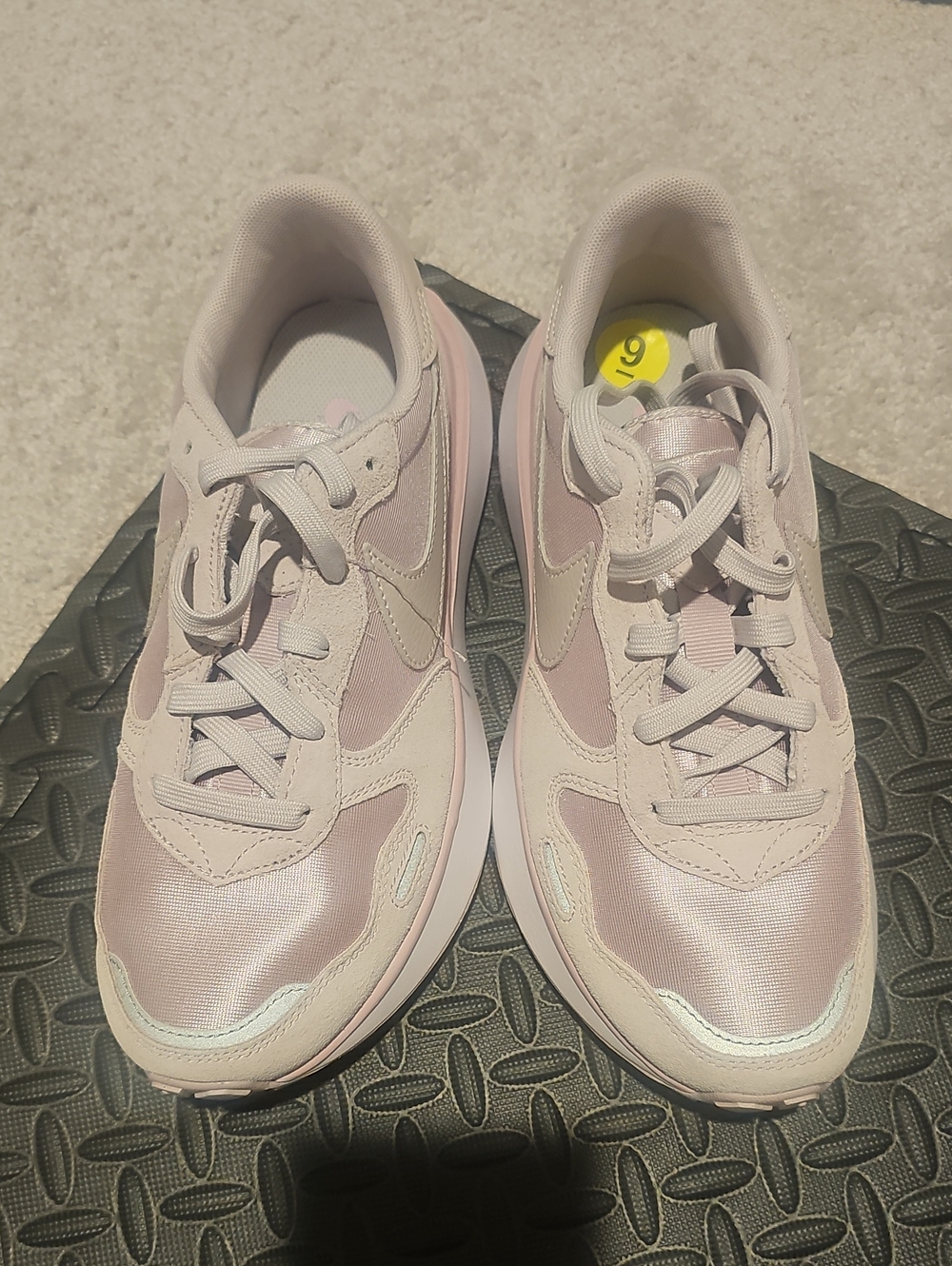 Nike Women's Light Pink Lace-Up Sneakers